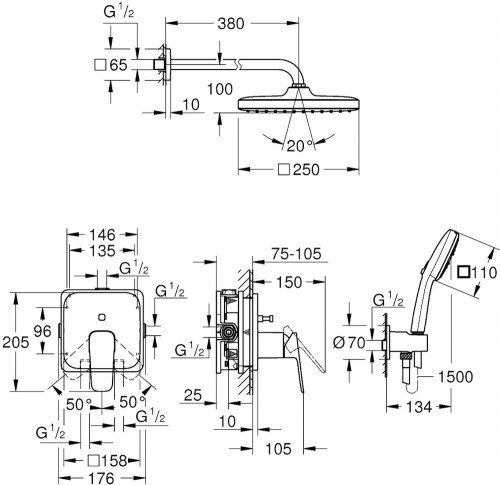 Grohe Cubeo 1053360000