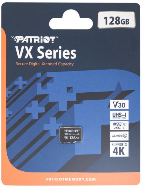 Patriot Memory VX microSDXC V30 Class 10 UHS-I