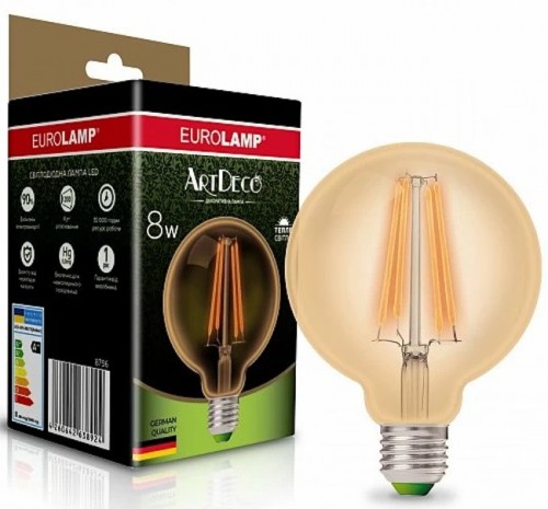 Eurolamp LED Filament G95 8W 2700K E27