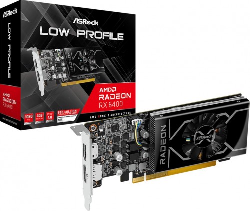 ASRock Radeon RX 6400 Low Profile 4GB