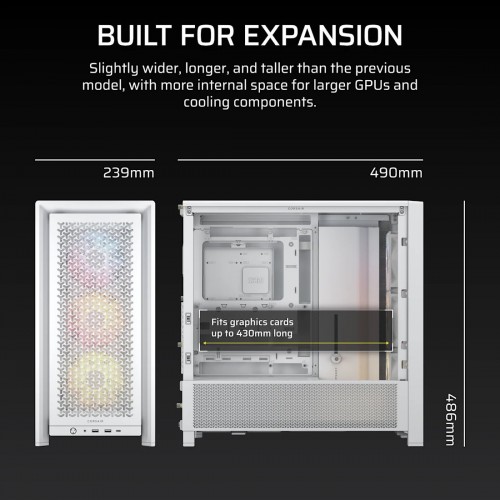 Corsair FRAME 4000D RS ARGB White
