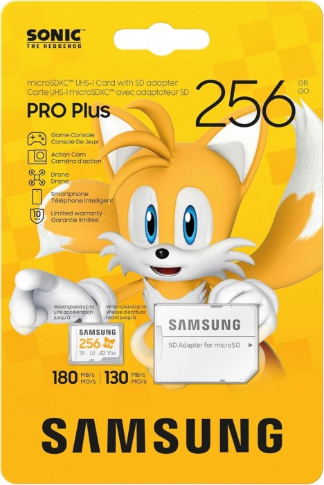 Samsung Sonic the Hedgehog microSDXC UHS-I