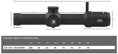 Discovery ED-AR 1-8x24 SFIR FFP