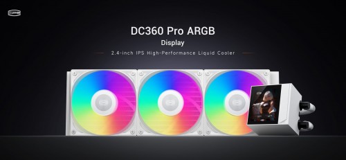 PCCooler DC360 Pro ARGB Display White