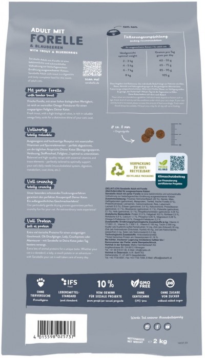 Bosch Sanabelle Life Adult Trout 2 kg