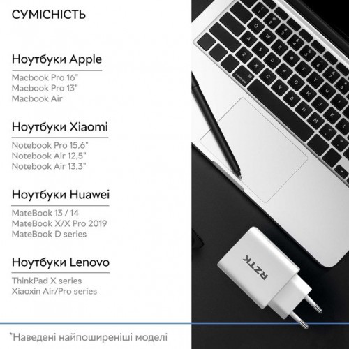 RZTK GaN2 65W USB-A + USB-C