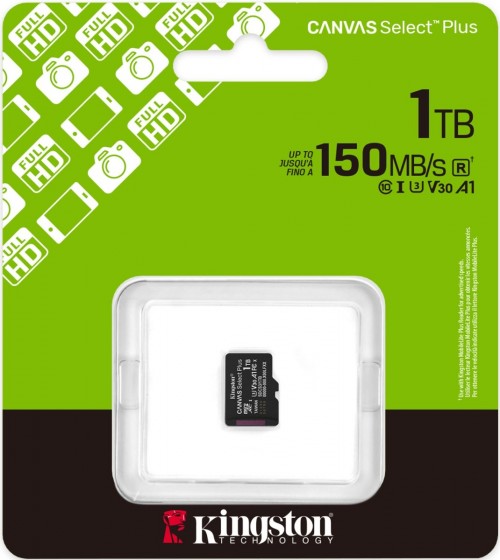 Kingston microSD Canvas Select Plus Gen3 1Tb w/o Adapter