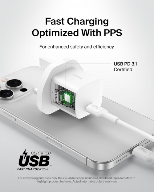 Belkin BoostCharge USB-C Wall Charger 25W