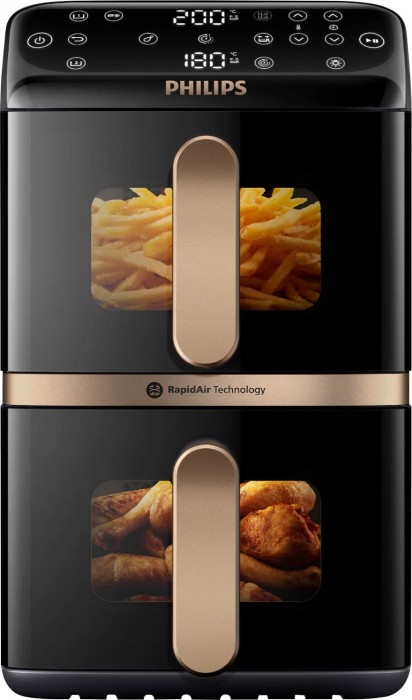 Philips 4000 Series Stacked Dual Basket Airfryer NA462/70