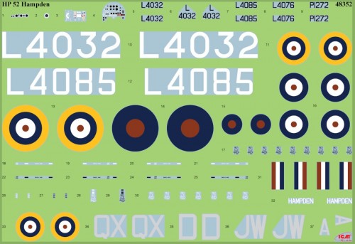 ICM HP.52 Hampden B.Mk.I (1:48)