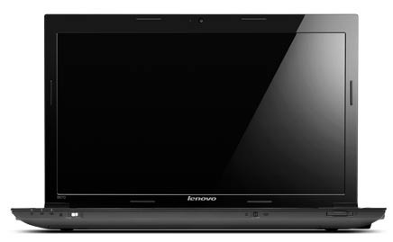 фронтальный вид  Lenovo IdeaPad B570