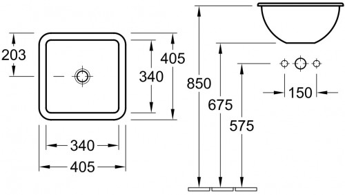 Чертеж с размерами