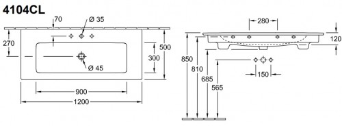 Villeroy & Boch Venticello 4104CL