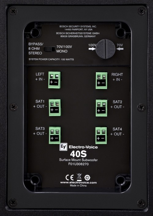 Electro-Voice EVID Compact Sound