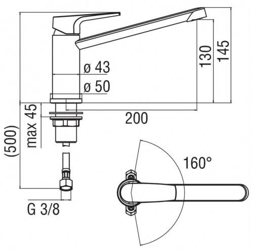 Nobili Rubinetterie Nobi NB84113-1CR