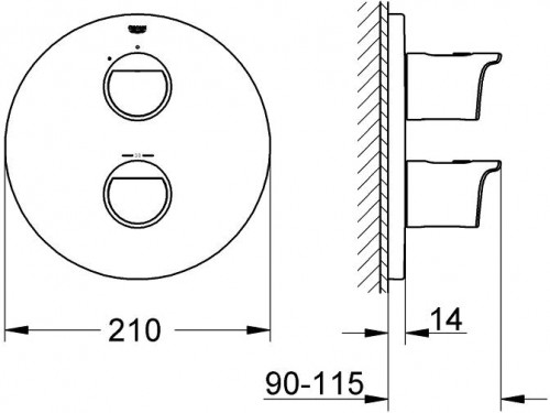 Grohe Grohtherm 2000 19354