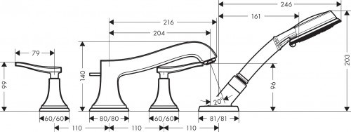 Hansgrohe Metropol Classic 31441