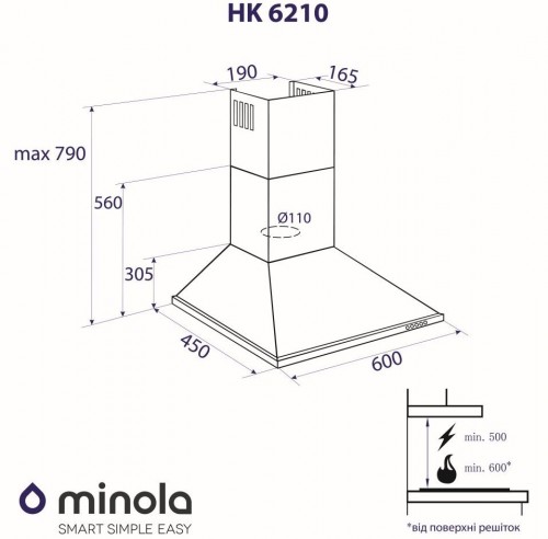 Minola HK 6210 BL 650