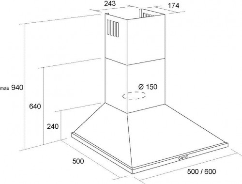 Pyramida KH 50 1000 BL