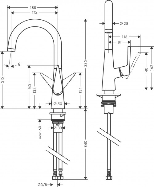 Hansgrohe Talis S 72814