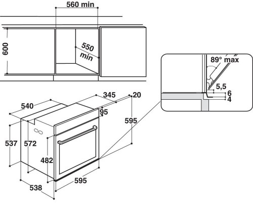 Whirlpool W7 OM4 4S1 P BL