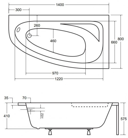 Besco Cornea  140x80 см