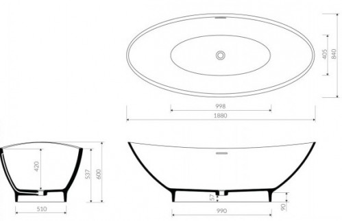 Marmorin Esme 188x84