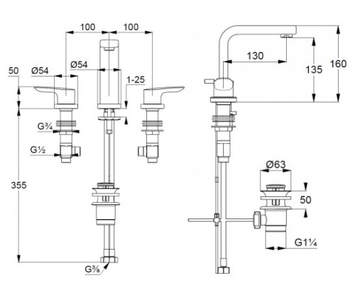 Kludi Pure&Solid 343940575