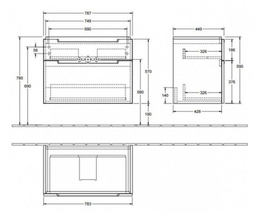 Villeroy & Boch Subway 2.0 80/2