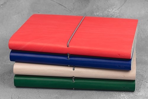 Ciak Plain Notebook large Red