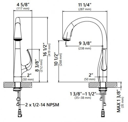 Kraus Ansel KPF-1675CH