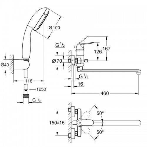 Grohe Eurosmart Cosmopolitan 26129004