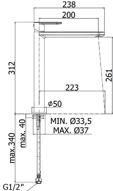 Paffoni Candy CA 081CR