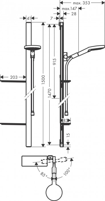 Hansgrohe Raindance Select S 120 27646