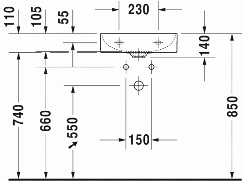 Duravit DuraSquare 073245