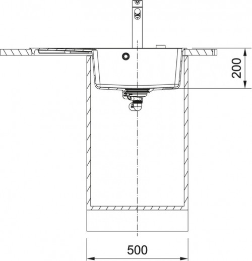 Franke Centro CNG 611-78 TL L