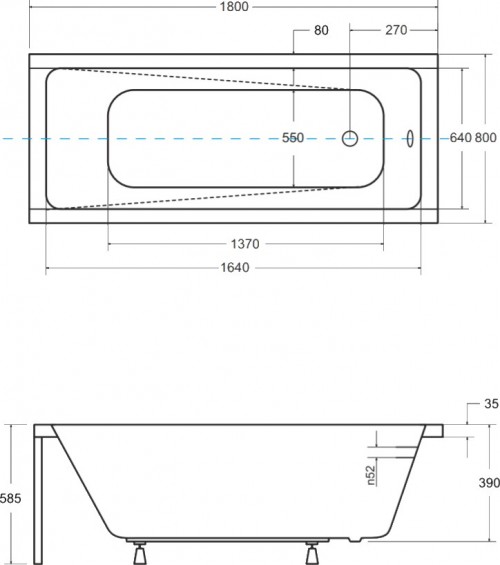 Besco Modern 180x80