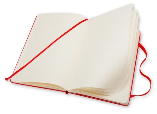 Moleskine Ruled Notebook Large Red