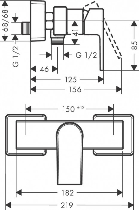 Hansgrohe Vernis Shape 71656000