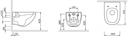 AM-PM Sensation C301700WH