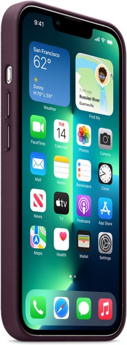 Apple Leather Case with MagSafe for iPhone 13 Pro Max