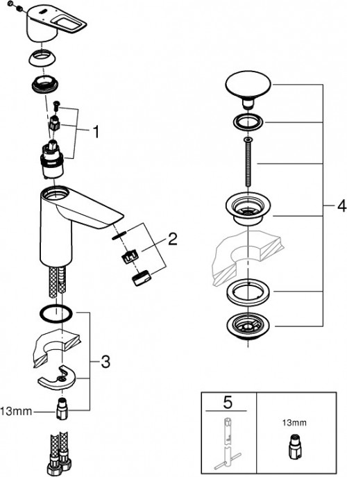 Grohe BauLoop 23886001