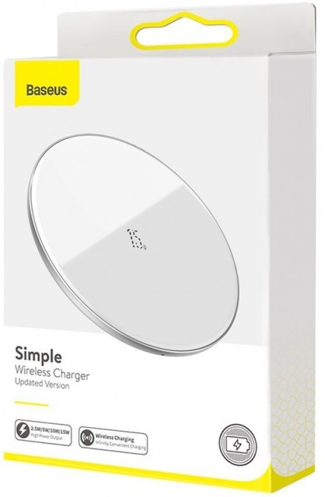 Упаковка BASEUS Simple Wireless Charger Update Version