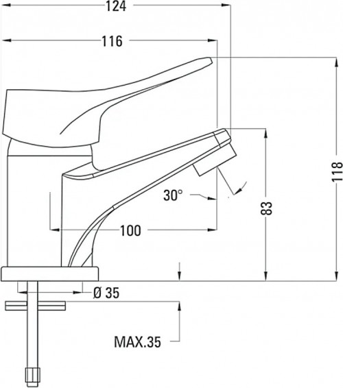 Deante Vero BOW 021M