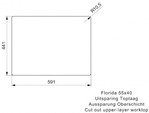 Reginox Florida 55x40 R30783