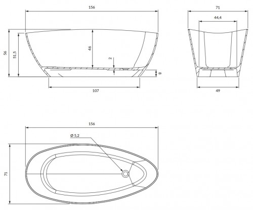 Omnires Barcelona M+ 156x71