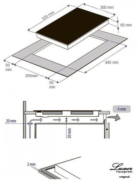 Luxor IM 320 SS Cubo