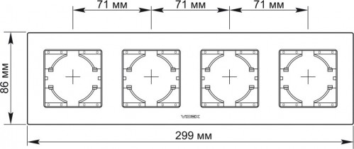 Videx VF-BNFRG4H-RD