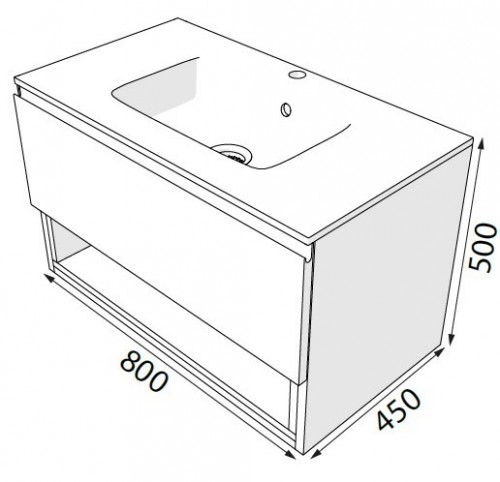 Radaway Modern 80 M02080-02-02