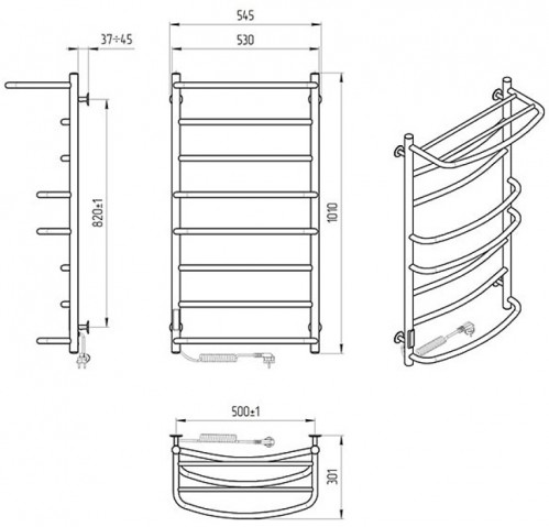 LARIS Euroflesh Shelf E L 500x1000 73207612